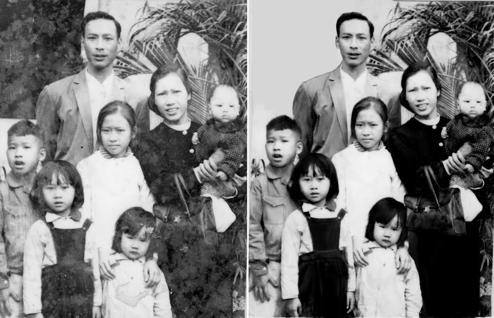 Ghép ảnh & phục chế ảnh cũ: Giữ trọn kỷ niệm gia đình Ghép ảnh & phục chế ảnh cũ: Giữ trọn kỷ niệm gia đình