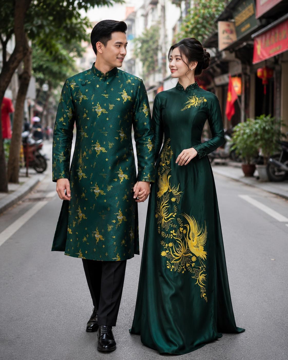 Kinh nghiệm chọn áo dài chụp ảnh couple đẹp chuẩn trend 2026 Kinh nghiệm chọn áo dài chụp ảnh couple đẹp chuẩn trend 2026